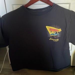 In and out 70 year anniversary cropped tee